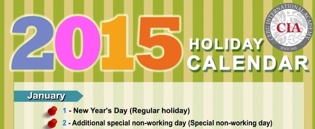 Các ngày lễ của Philippines năm 2015