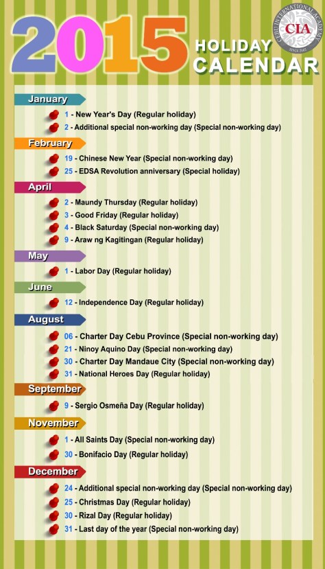 MICE Philippines Schedule 2015