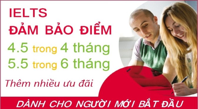 Trường CIA: Khóa đảm bảo điểm IELTS 4.5 hoặc 5.5 trong 4 tháng và 6 tháng