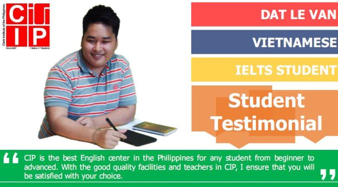 Lê Văn Đạt: CIP is the best English center in the Philippines