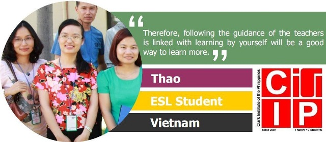 Thảo: we loved our time in CIP and the Philippines!