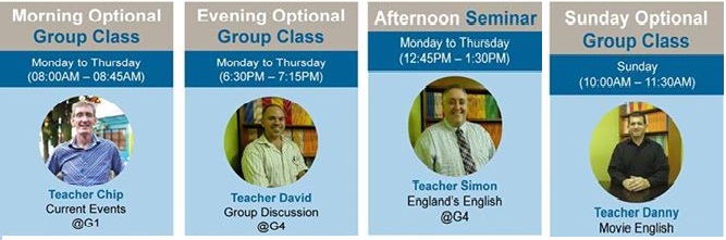 CIP: Lịch hoạt động và lớp học nhóm tùy chọn tháng 11