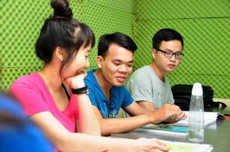 Tran Anh Tuan in a CIA IELTS Class