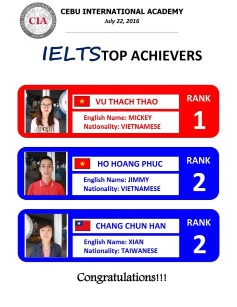 CIA - Top IELTS 22 July