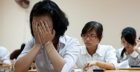 Buồn khi thi trượt