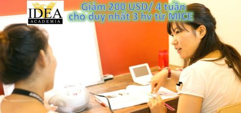 IDEA uu dai giam 50 usd tuan MICE