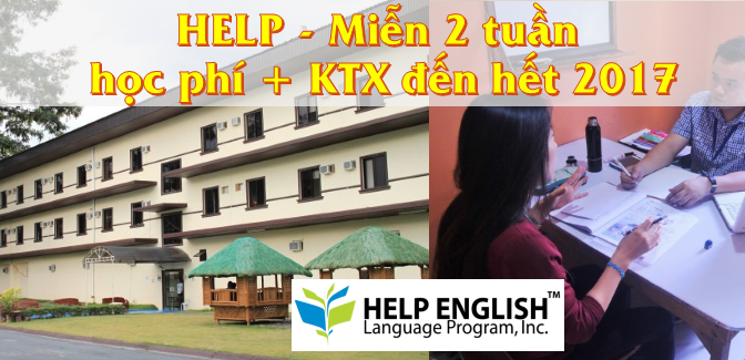 Trường HELP: Học bổng miễn 2 tuần học phí + KTX đến năm 2017