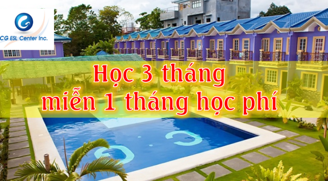 CG: học 3 tháng miễn học phí 1 tháng (700-900 USD) từ MICE