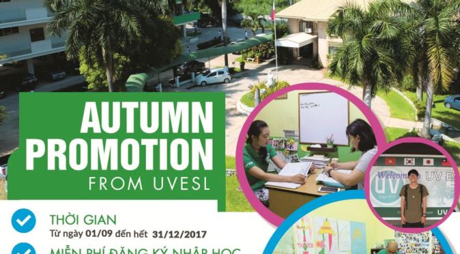 Trường UV: học bổng ưu đãi 100 đến 800 USD dịp cuối năm