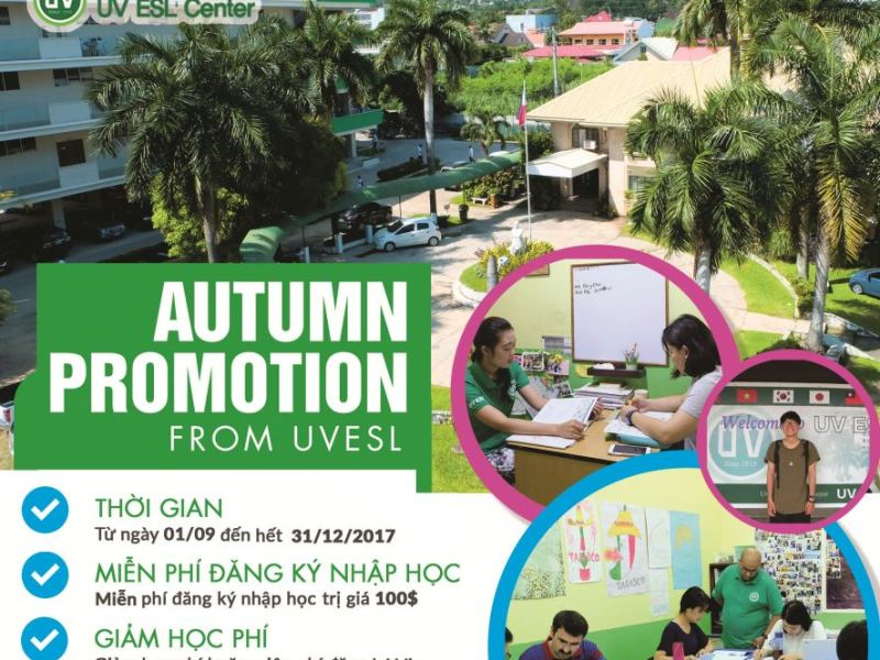 Trường UV: học bổng ưu đãi 100 đến 800 USD dịp cuối năm