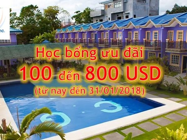 Trường CG: học bổng ưu đãi đầu năm 2018 lên đến 800 USD