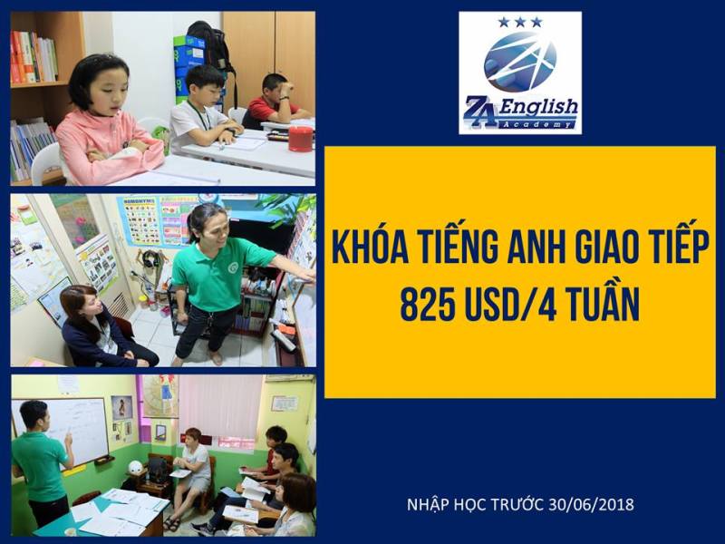 Trường ZA English: ưu đãi giảm 440 USD/ 4 tuần mừng cơ sở mới ZA Mabolo