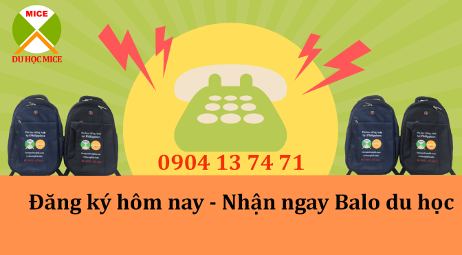|HOT| Đăng ký hôm nay – Nhận ngay Balo du học
