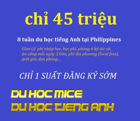 hoc phi du hoc philippines tron goi