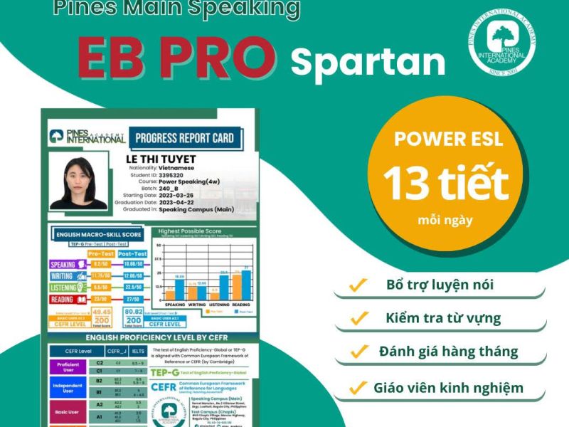 Chương trình EB PRO (English Booster Program) – Luyện nói cấp tốc – Phản xạ linh hoạt