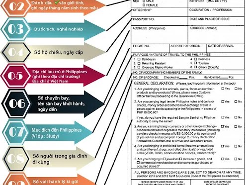 Thủ tục nhập cảnh Philippines 2025 cho du học sinh Việt Nam